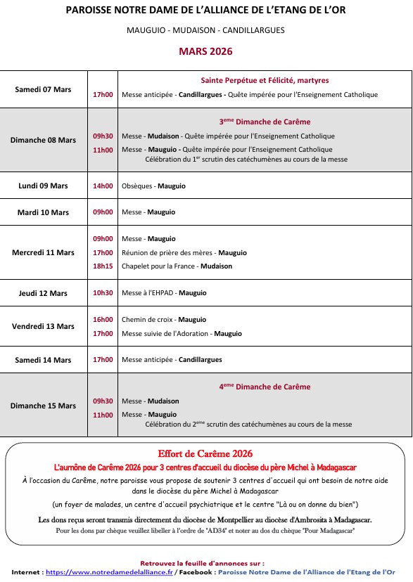 annonces 2026-11 du 2026-03-07 au 2026-03-15