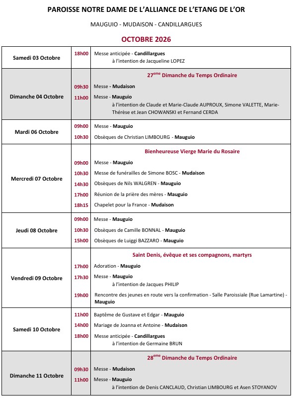 annonces 2026-41 du 2026-10-04 au 2026-10-11